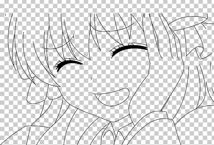 anime blush drawing
