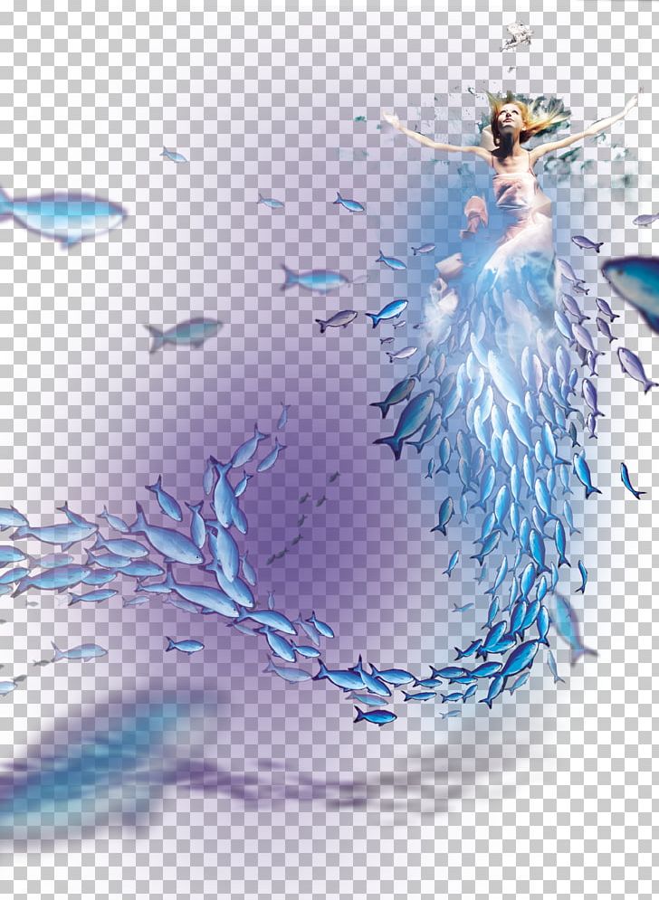 Mermaid PNG, Clipart, Ariel Mermaid, Art, Blue, Computer Wallpaper, Cover Art Free PNG Download