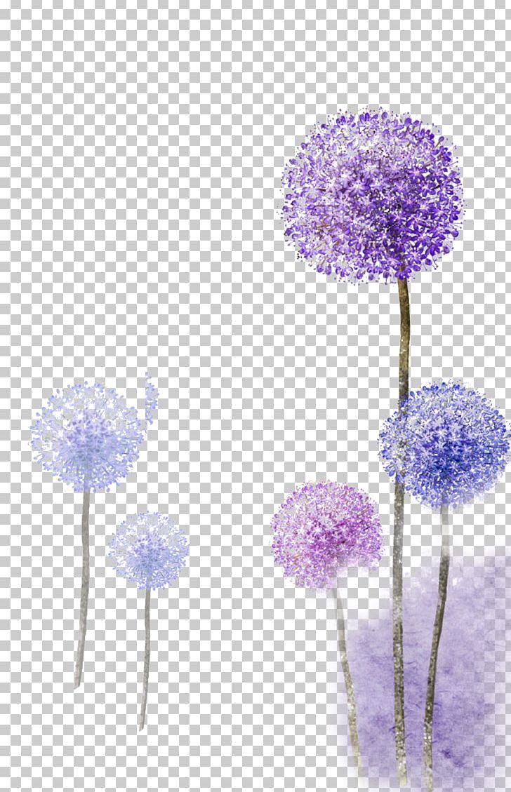 Watercolor Painting Illustration PNG, Clipart, Big, Blue, Dandelion, Drawing, Floral Design Free PNG Download