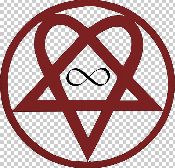 Heartagram Tattoo HIM Logo PNG, Clipart, Abziehtattoo, Area, Brand, Celebrity, Circle Free PNG Download