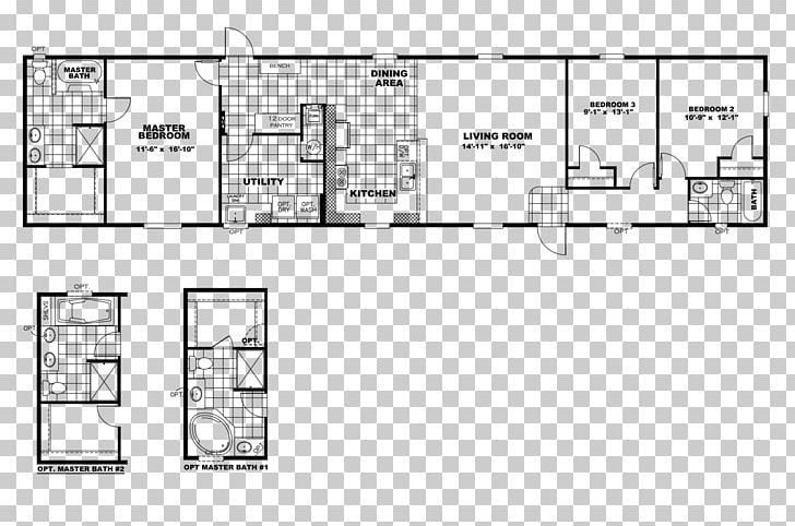 Floor Plan Manufactured Housing House Mobile Home PNG, Clipart, Angle, Architectural Engineering, Area, Bathroom, Bed Free PNG Download