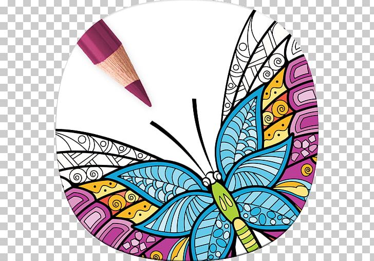 Adult Coloring Book: Stress Relieving Patterns Mobile App Coloring Pages Apps Animal Coloring Pages PNG, Clipart, Adult, Android, App Store, Book, Brush Footed Butterfly Free PNG Download