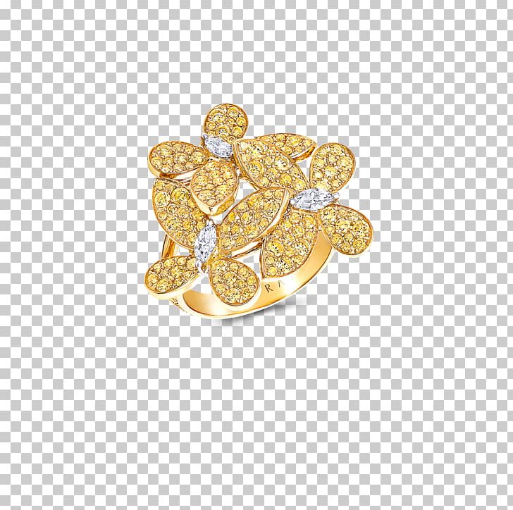 Graff Diamonds Ring Brooch Gold PNG, Clipart, Amber, Bling Bling, Blingbling, Body Jewellery, Body Jewelry Free PNG Download