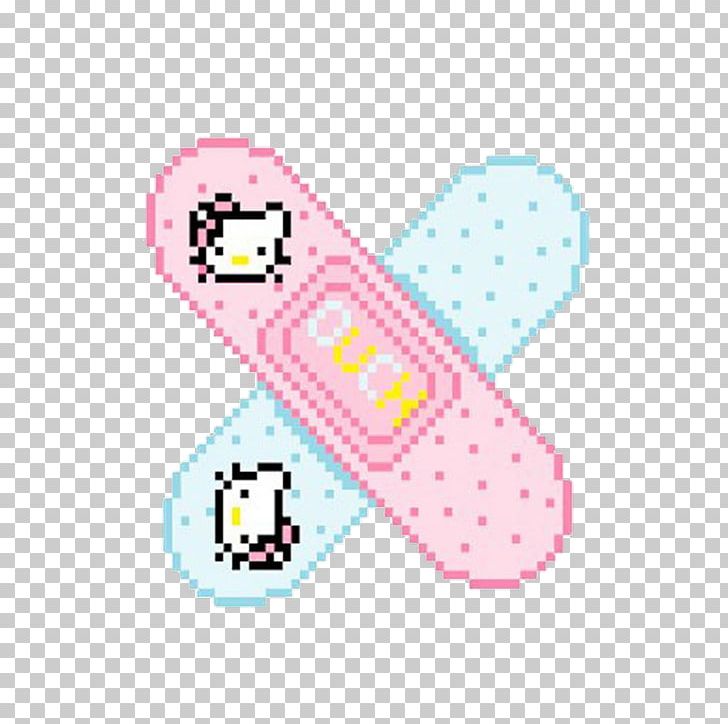 Hello Kitty Pixel Art Png Clipart Aesthetics Animation Area Art Bandaid Free Png Download