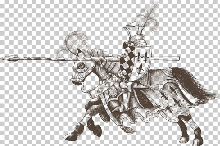 Jousting Knight Spear Tournament Horse PNG, Clipart, Armor, Banner, Canter And Gallop, Cartoon, Cartoon Knight Free PNG Download