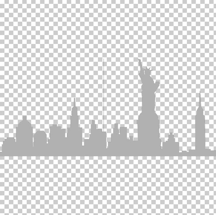 New York City Skyline Silhouette Wall Decal PNG, Clipart, Animals, Art City, Black And White, City, Cityscape Free PNG Download