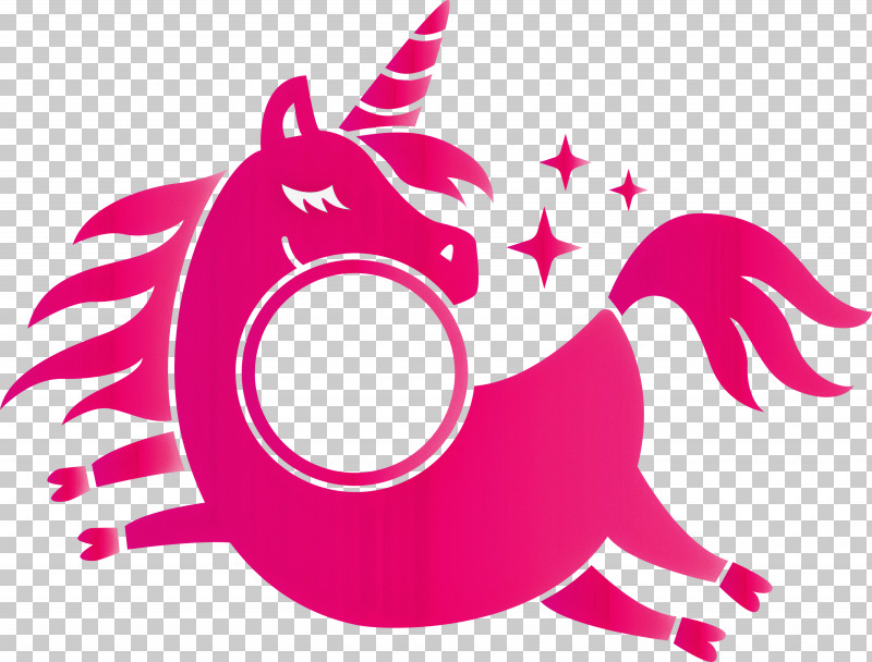 Unicorn Frame PNG, Clipart, Magenta, Pink, Sticker, Unicorn Frame Free PNG Download