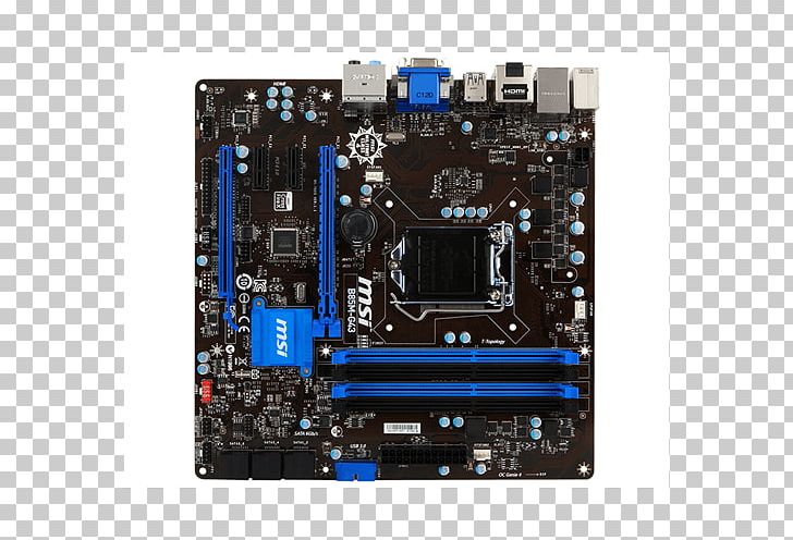 Intel MSI B85M-G43 Motherboard LGA 1150 MicroATX PNG, Clipart, Atx, Central Processing Unit, Computer Component, Computer Hardware, Cpu Free PNG Download