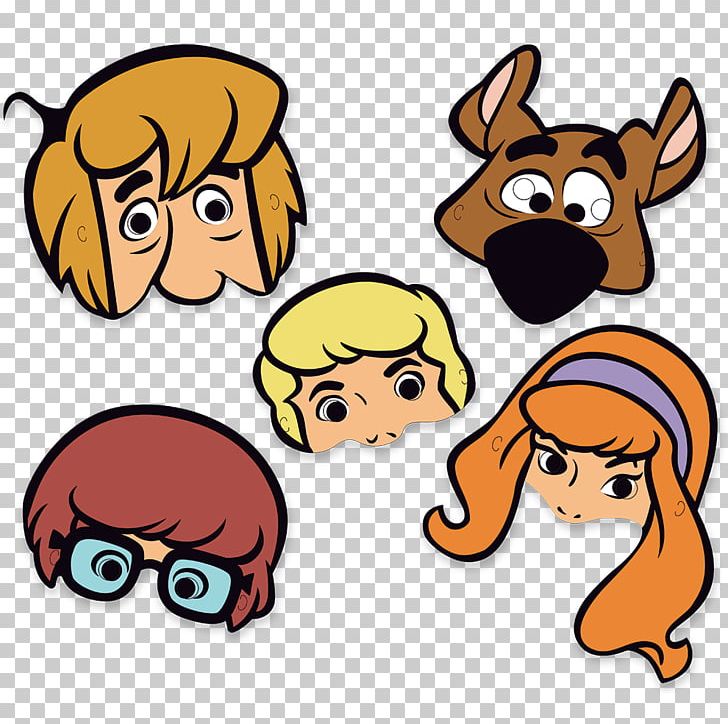 Paper Mask Scooby-Doo Party PNG, Clipart, Area, Art, Birthday, Cartoon, Convite Free PNG Download