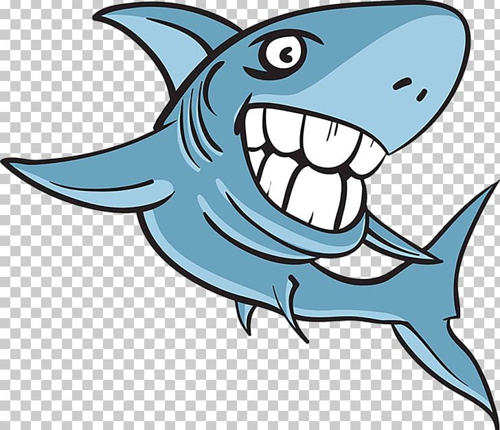 Great White Shark Cartoon PNG, Clipart, Animals, Artwork, Blue, Cartoon Character, Cartoon Eyes Free PNG Download