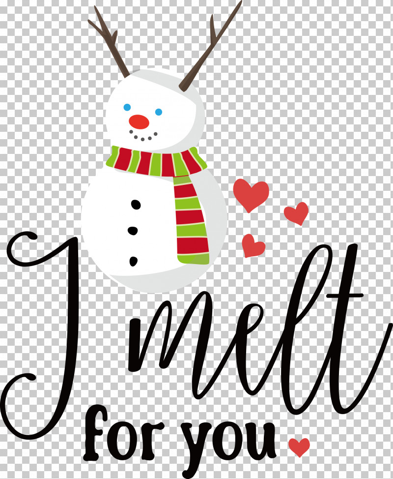 I Melt For You Snowman Winter PNG, Clipart, Deer, Happiness, I Melt For You, Line, Logo Free PNG Download