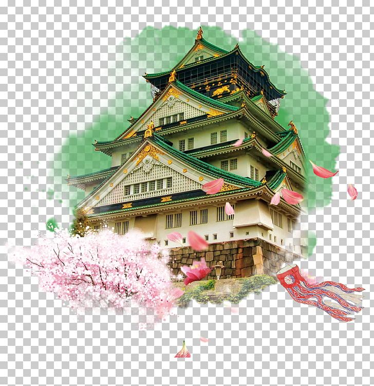 Osaka Castle Nagoya Castle Kumamoto Castle Nijō Castle Matsumoto Castle PNG, Clipart, Blossoms, Castle, Cherry, Cherry Blossoms, Christmas Free PNG Download