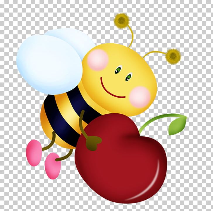 Bee Cartoon PNG, Clipart, Art, Baby Toys, Bees, Cherry, Cherry Blossom Free PNG Download