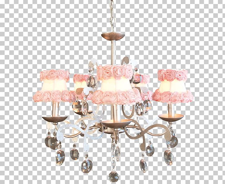 pink chandelier clip art