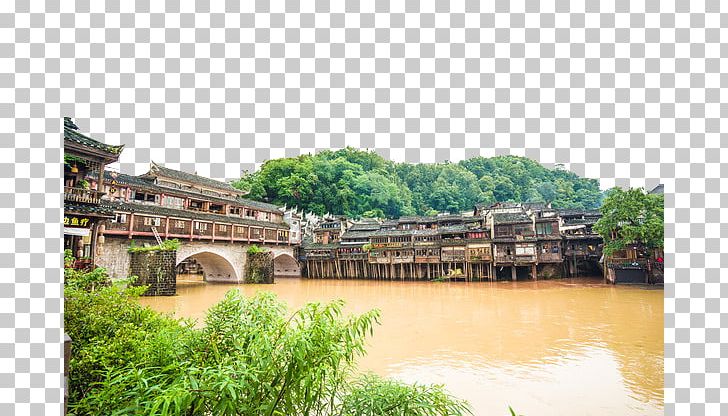 Landscape Theatrical Scenery Building PNG, Clipart, Bank, Beautiful Scenery, Beauty, Bridge, Building Free PNG Download