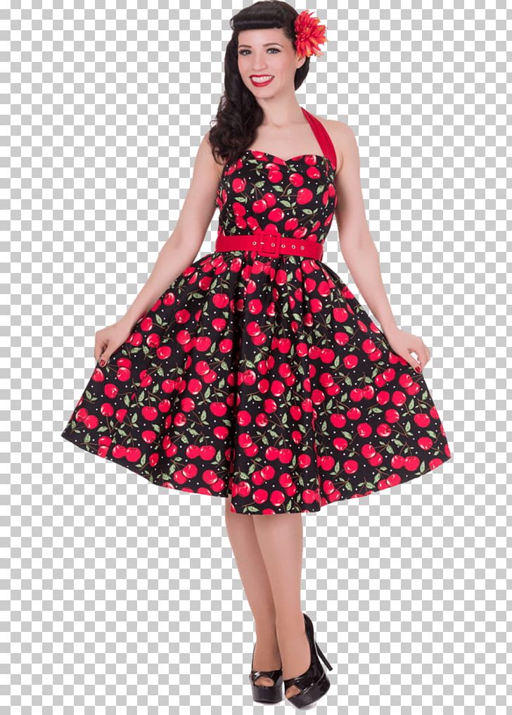 1950s Dress Polka Dot Clothing Halterneck PNG, Clipart, 1950s, Clothing, Clothing Sizes, Cocktail Dress, Collar Free PNG Download