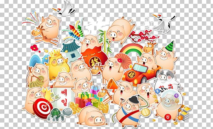 Domestic Pig Cartoon Cuteness PNG, Clipart, Animals, Art, Baby, Baby Pig, Cartoon Free PNG Download