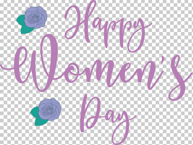 Womens Day Happy Womens Day PNG, Clipart, Calligraphy, Flower, Happy Womens Day, Lavender, Logo Free PNG Download