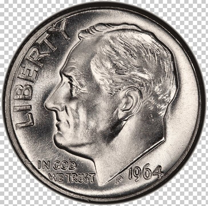 Roosevelt Dime Philadelphia Mint Mercury Dime Quarter PNG, Clipart, Black And White, Bullion, Coin, Currency, Dime Free PNG Download