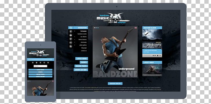 WordPress Template Musical Ensemble Theme PNG, Clipart, Adaptv, Art, Brand, Content Management System, Electronics Free PNG Download