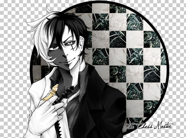 Chess Title Creepypasta Chessmaster King PNG, Clipart, Anime, Black And White, Black Hair, Checkmate, Chess Free PNG Download