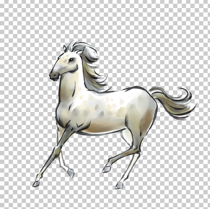 Galloping Horse Ink Wash Painting Chinese Painting PNG, Clipart, Animals, Art, Background White, Black White, Call Free PNG Download
