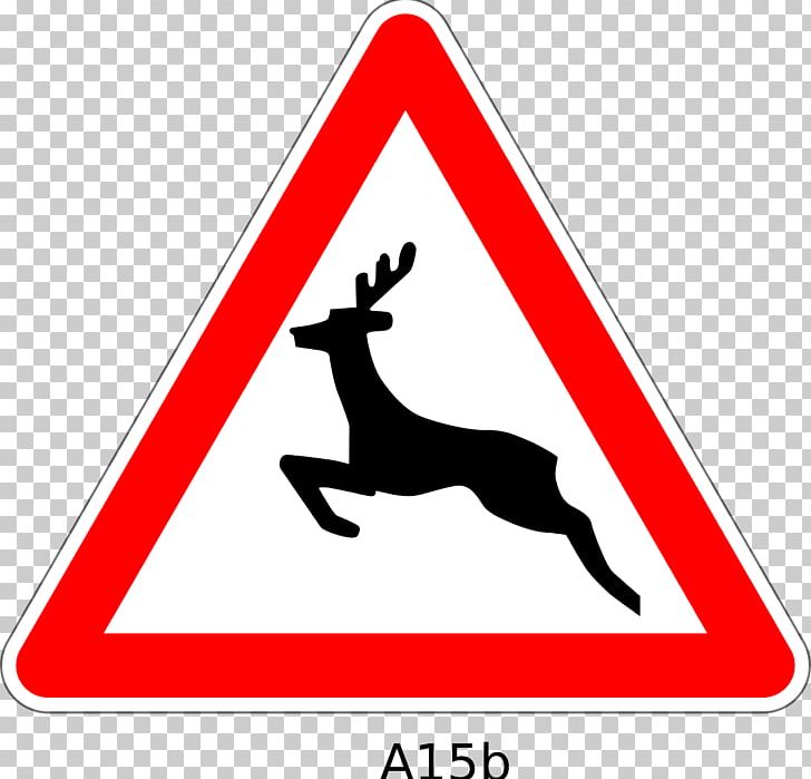 Traffic Sign Wildlife Road PNG, Clipart, Area, Black And White, Brand, Deer, Line Free PNG Download