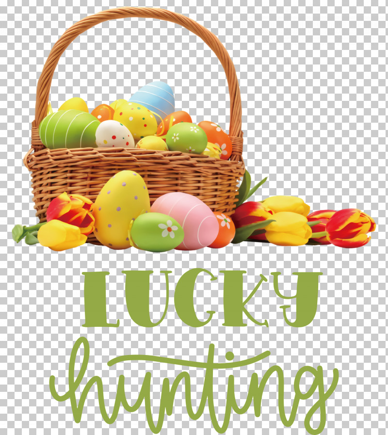 Lucky Hunting Happy Easter Easter Day PNG, Clipart, Basket, Candy, Chocolate Egg, Easter Basket, Easter Bunny Free PNG Download