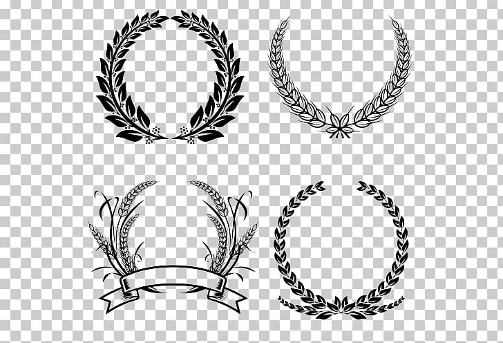 Laurel Wreath Bay Laurel PNG, Clipart, Black And White, Body Jewelry, Christmas Decoration, Circle, Contract Free PNG Download