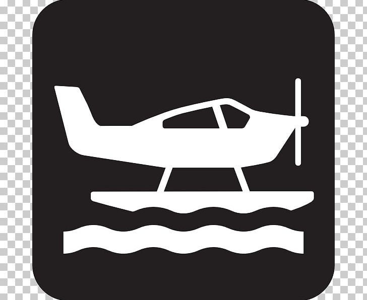 Airplane Seaplane Floatplane PNG, Clipart, Aircraft, Airplane, Automotive Design, Black And White, Cartoon Free PNG Download