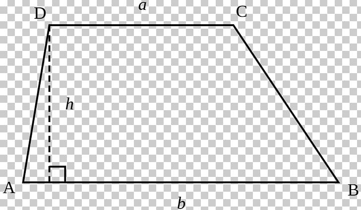 Triangle Trapezoid Two-dimensional Figures Geometry Area PNG, Clipart, Angle, Area, Auto Part, Base, Black And White Free PNG Download