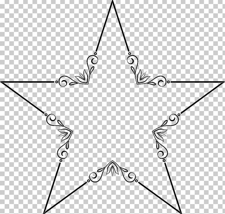 Star Frames PNG, Clipart, Angle, Area, Black And White, Circle, Computer Icons Free PNG Download