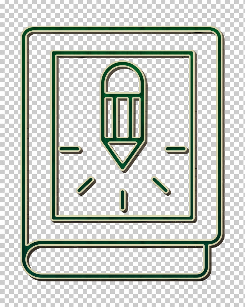 Creative Icon Book Icon Pencil Icon PNG, Clipart, Book Icon, Creative Icon, Line, Pencil Icon, Rectangle Free PNG Download