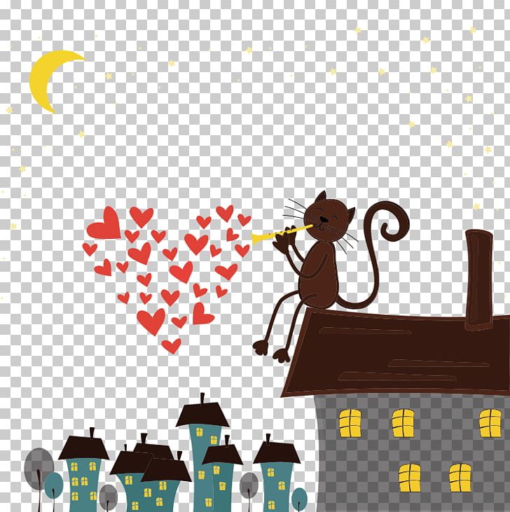 Cat Roof Eaves Vecteur PNG, Clipart, Animals, Art, Black Cat, Cartoon, Cartoon Cat Free PNG Download