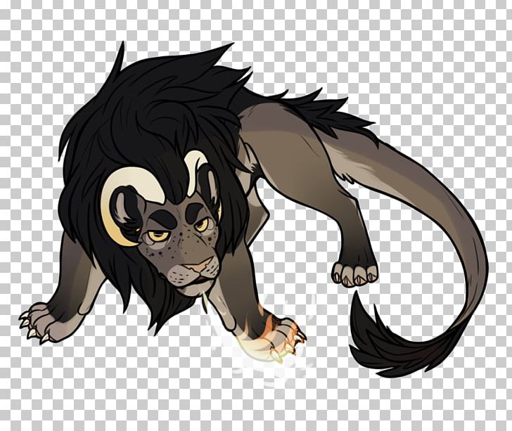 Lion Cat Demon Dog Mammal PNG, Clipart, Animals, Animated Cartoon, Big Cat, Big Cats, Canidae Free PNG Download