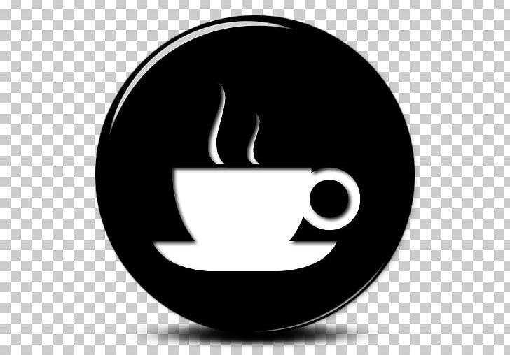 Coffee Cup Tea Cafe Computer Icons PNG, Clipart, Black And White, Brand, Cafe, Circle, Coffee Free PNG Download