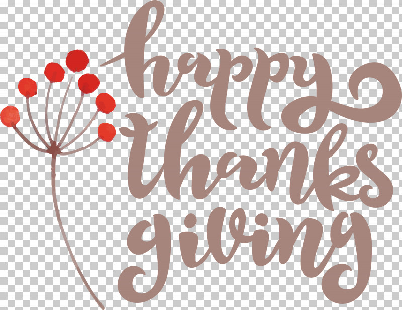 Happy Thanksgiving PNG, Clipart, Calligraphy, Flower, Happy Thanksgiving, Logo, Meter Free PNG Download