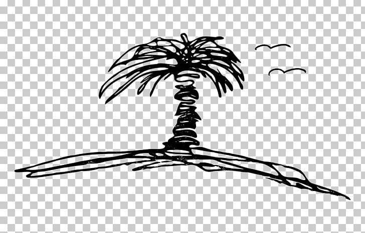 Black And White Photography PNG, Clipart, Arecales, Artwork, Black And White, Branch, Desert Island Free PNG Download