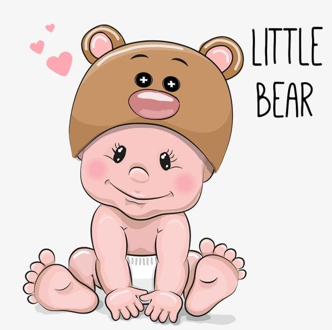 With Baby Bear Hat PNG, Clipart, Baby, Baby Clipart, Baby Clipart, Baby Pink, Bear Free PNG Download