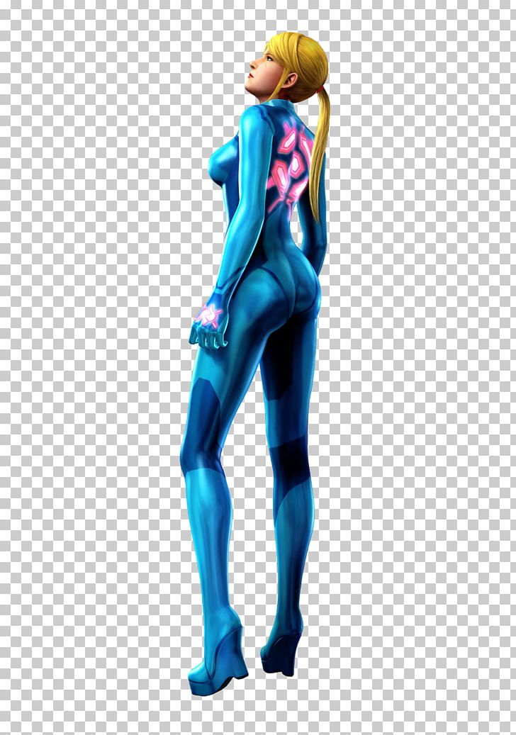 Metroid: Zero Mission Super Smash Bros. For Nintendo 3DS And Wii U Metroid: Other M Samus Aran PNG, Clipart, Action Figure, Clothing, Cosplay, Costume, Electric Blue Free PNG Download