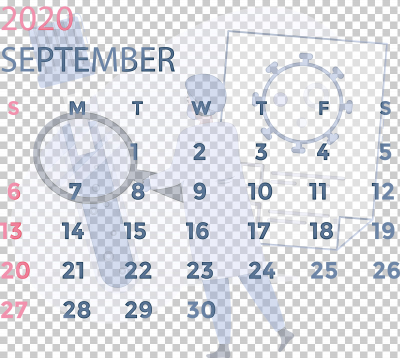 September 2020 Calendar September 2020 Printable Calendar PNG, Clipart, Angle, Area, Calendar System, Human Body, Jewellery Free PNG Download