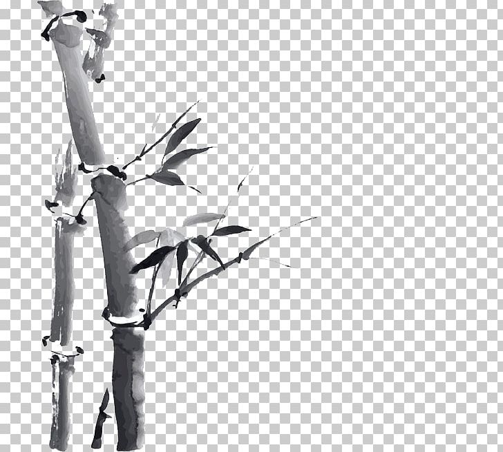 Bamboo Drawing Ink Wash Painting PNG, Clipart, Arm, Art, Bamboo, Bamboo Leaves, Bamboo Painting Free PNG Download
