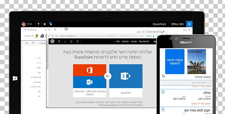 Smartphone SharePoint Online Microsoft Flow Handheld Devices PNG, Clipart, Brand, Computer, Computer Program, Display Advertising, Electronic Device Free PNG Download