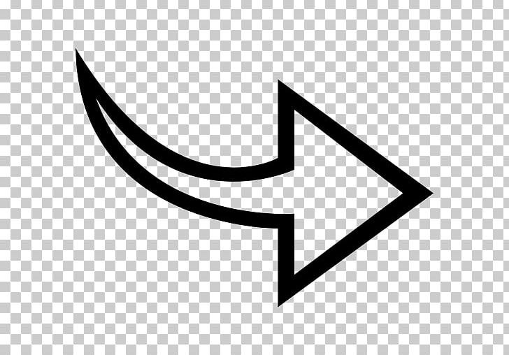 Arrow Curve Computer Icons PNG, Clipart, Angle, Area, Arrow, Black, Black And White Free PNG Download