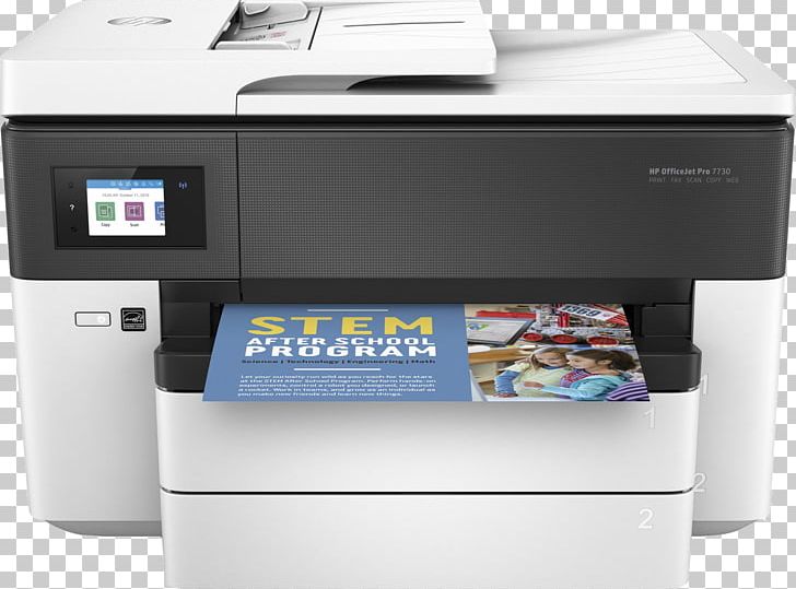 Hewlett-Packard HP Officejet Pro 7730 Multi-function Printer PNG, Clipart, Airprint, Brands, Device Driver, Electronic Device, Hewlettpackard Free PNG Download