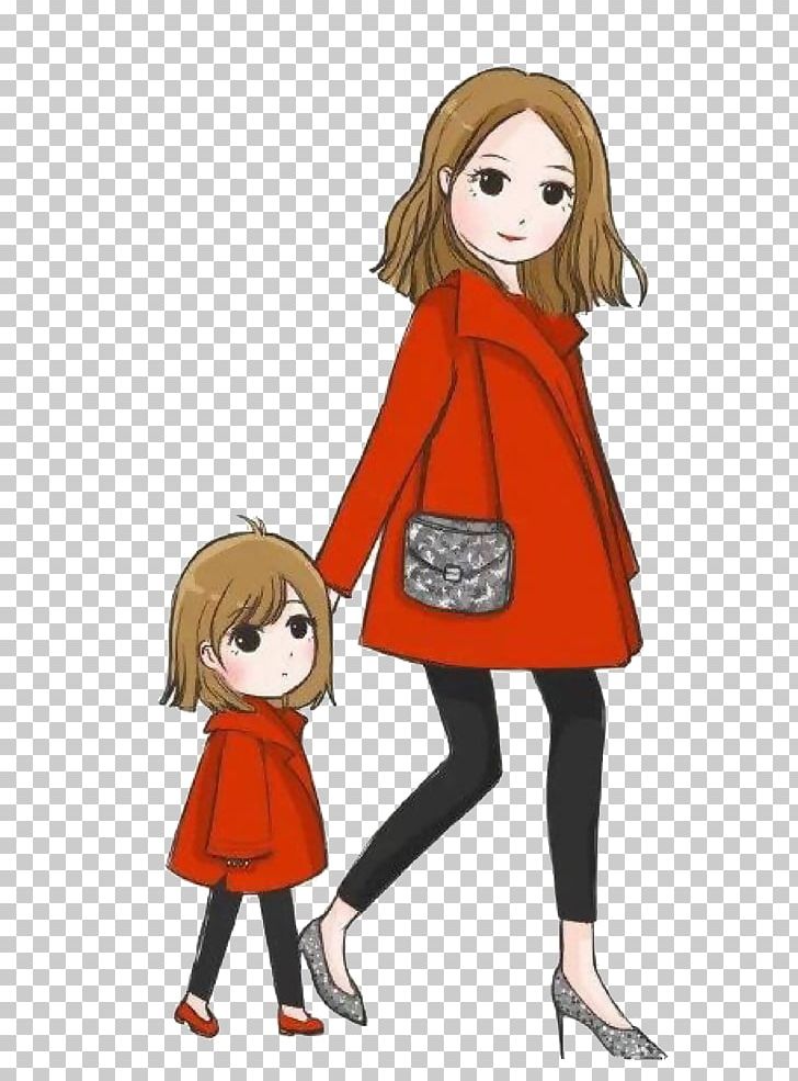 Mother Daughter Child Son PNG, Clipart, Animaatio, Anime, Art, Boy, Brown Hair Free PNG Download