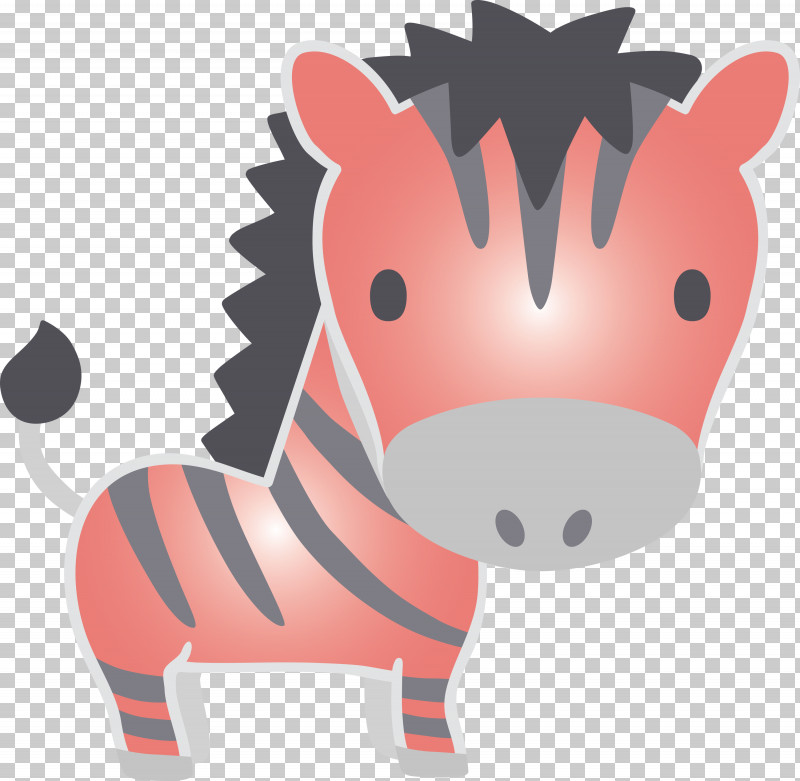 Cartoon Pink Snout Animal Figure Line PNG, Clipart, Animal Figure, Cartoon, Line, Pink, Snout Free PNG Download