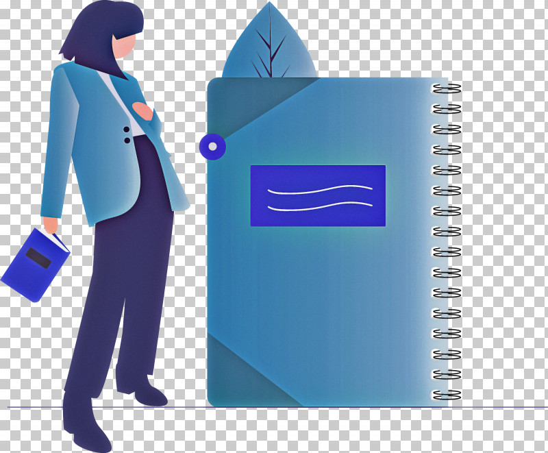 Notebook Girl PNG, Clipart, Electric Blue, Girl, Mail, Notebook, Paper Product Free PNG Download