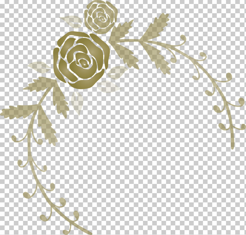 Rose Frame Flower Frame Wedding Frame PNG, Clipart, Flower, Flower Frame, Leaf, Ornament, Pedicel Free PNG Download