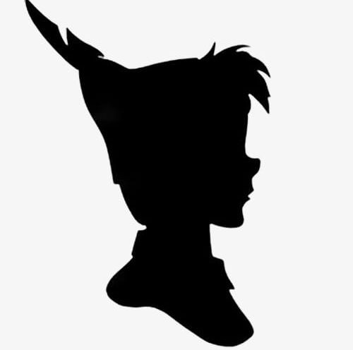 Black Peter Pan Head Portrait PNG, Clipart, Animation, Black Clipart, Cartoon, Childlike, Childlike Innocence Free PNG Download